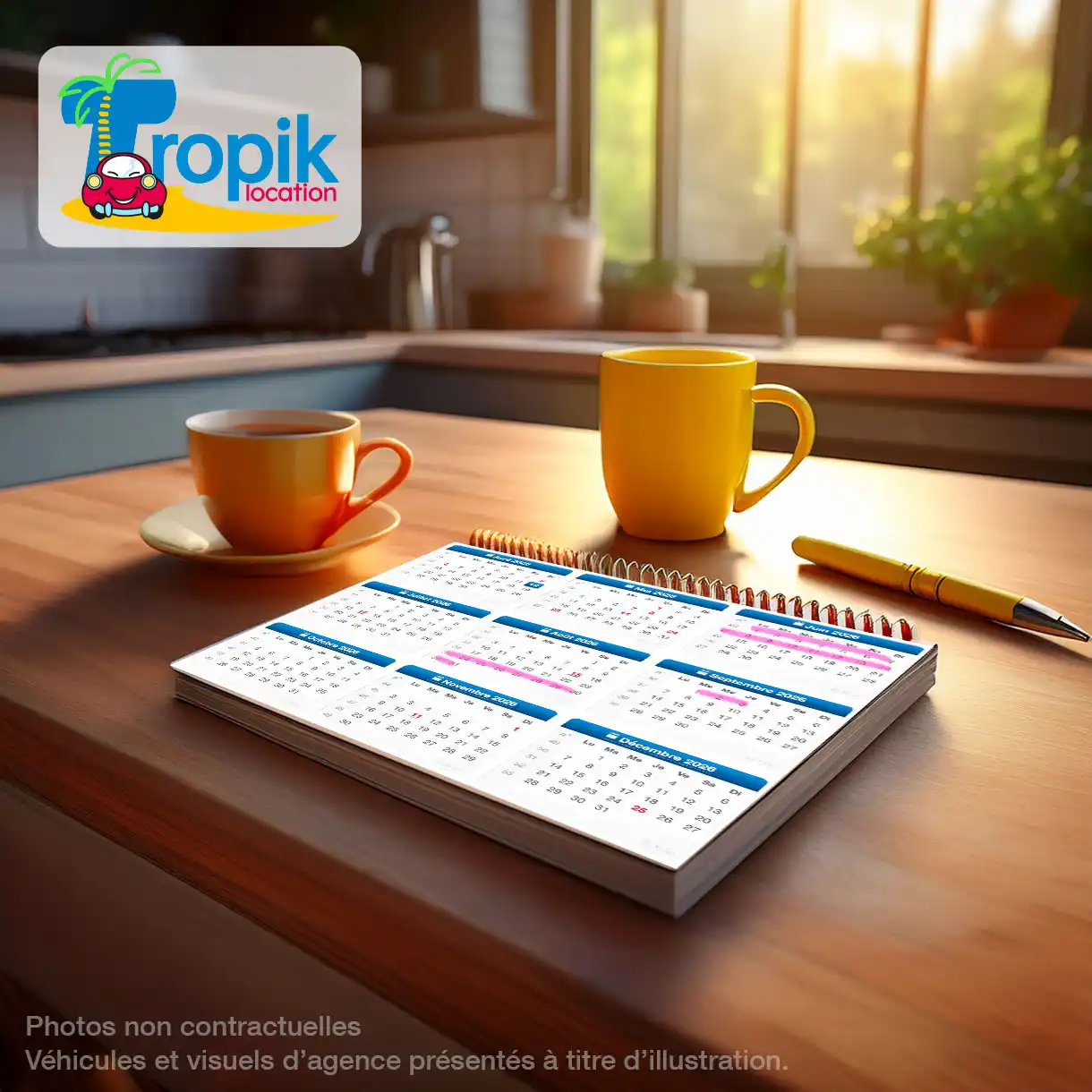 alt="Voiture de location Tropik Location utilisée pour un séjour de plusieurs jours à Mayotte"